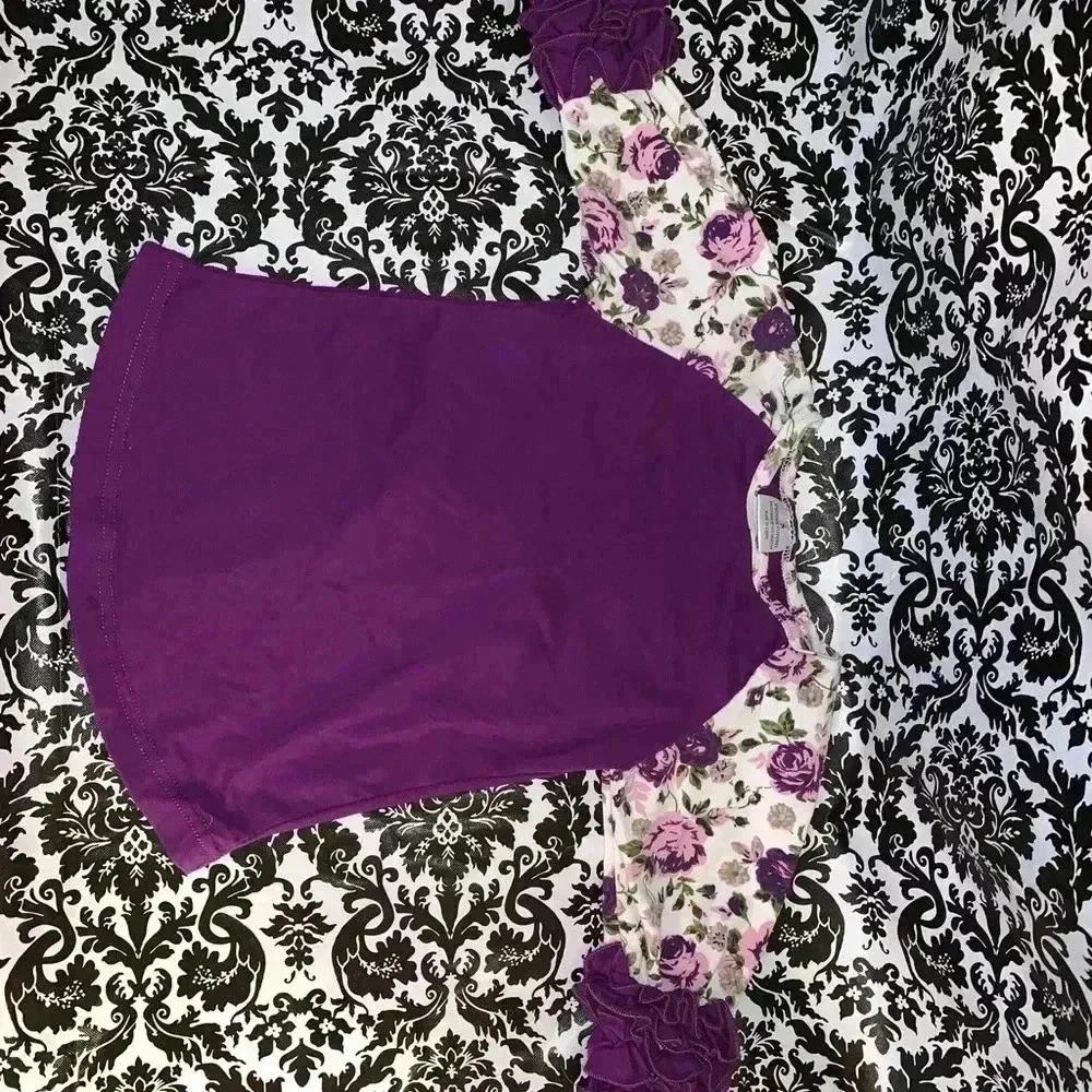 RUFFLE SLEEVE TOP SZ SMALL ✂️ROCK BOTTOM PRICE✂️ - Picture 7 of 7